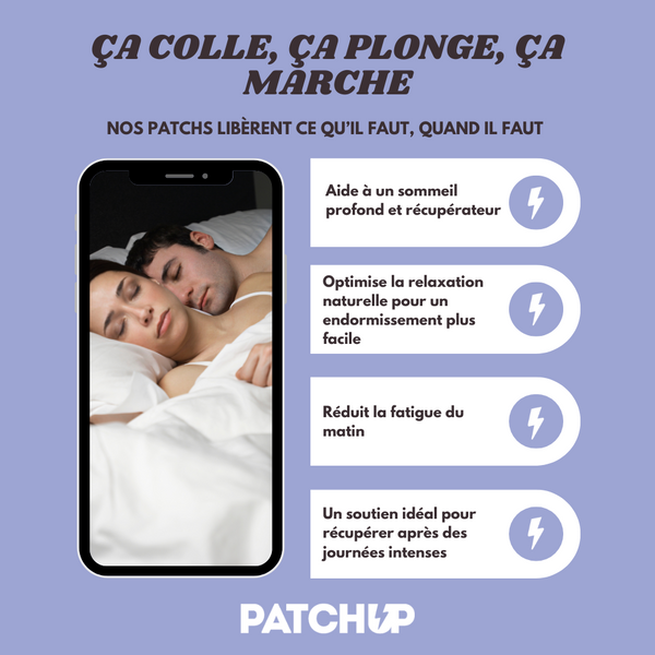 PatchUP Dream - Le sommeil qu’on mérite, enfin.